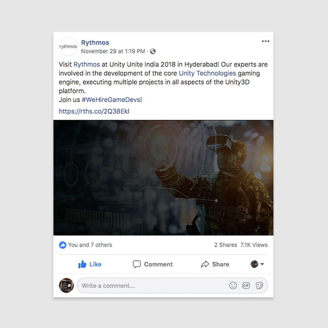 Animated GIF for Facebook Ad