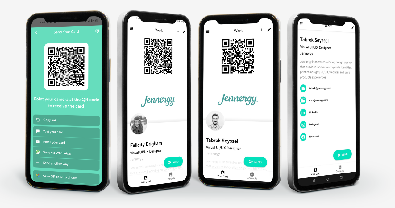 blinq business card app