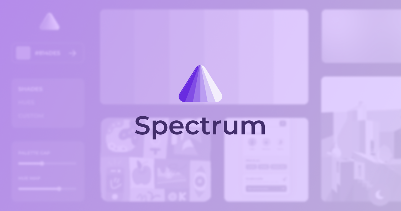 Spectrum App Logo on Background Treatment