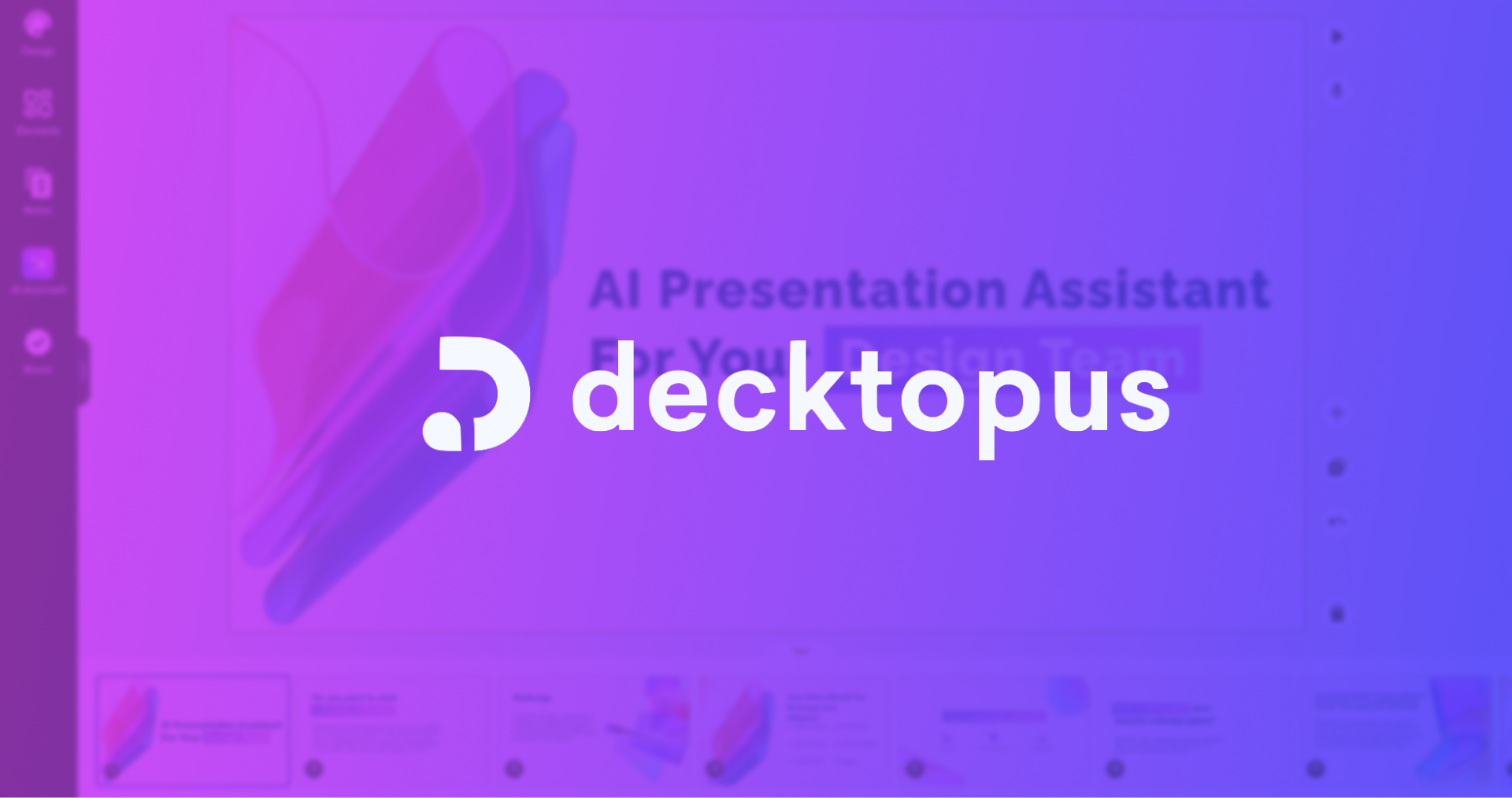 Decktopus: Create refined presentations with AI - Jennergy QuickShare